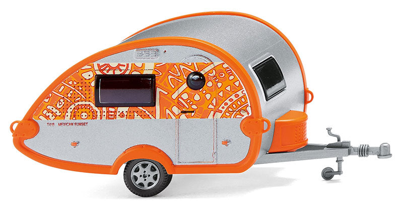 Wiking 009237 1/87 Scale Mexican Sunset - Caravan TAB Camper