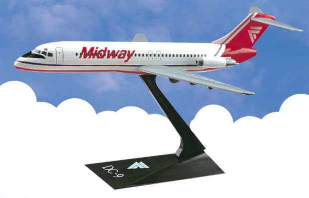 Flight Miniatures LP29215 Dc-9-30 Midway 1/200