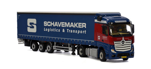 WSI 01-2037 1/50 Scale Schavemaker - Mercedes Benz Actros MP4 StreamSpace Tractor