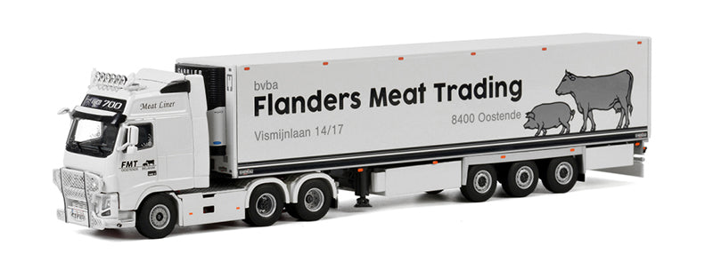 WSI 337121 1/50 Scale Flanders Meat Trading - Volvo FH3 Globetrotter XXL