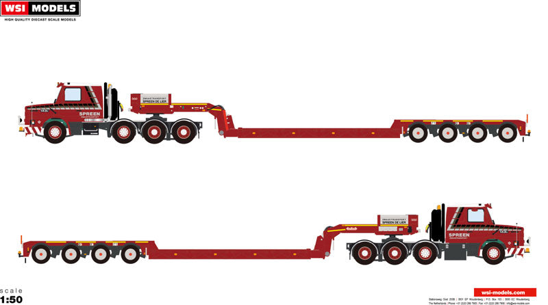 WSI 500020 1/50 Scale Spreen - Scania 3 Series Torpedo Streamline 8X4