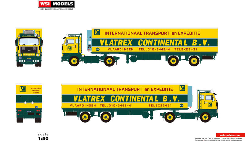 WSI 530700 1/50 Scale Vlatrex - Volvo F89 4X2 Classic