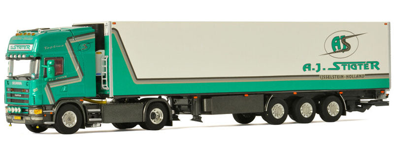 WSI 01-3364 1/50 Scale A.J. Stigter Transport - Scania R4 Topline 4X2
