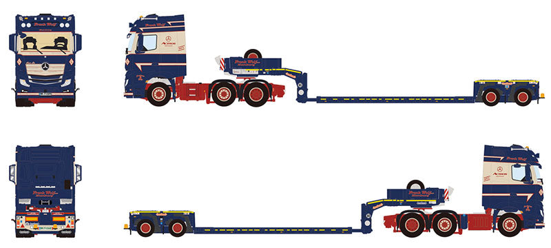 WSI 556266 1/50 Scale Frank Wulf - Mercedes-Benz ActROS MP4 Big Space