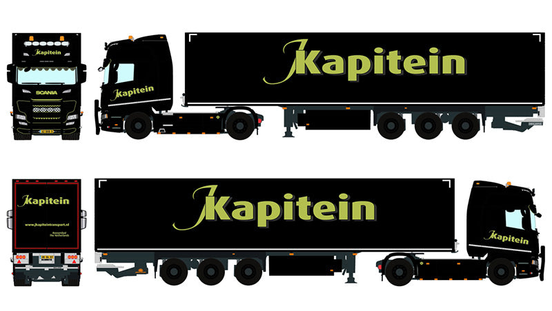 WSI 563206 1/50 Scale J Kapitein Transport - Scania R Highline CR20H