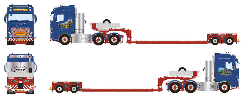 WSI 569050 1/50 Scale Jesper Thygesen A/S - Volvo FH4 Globetrotter 6x4