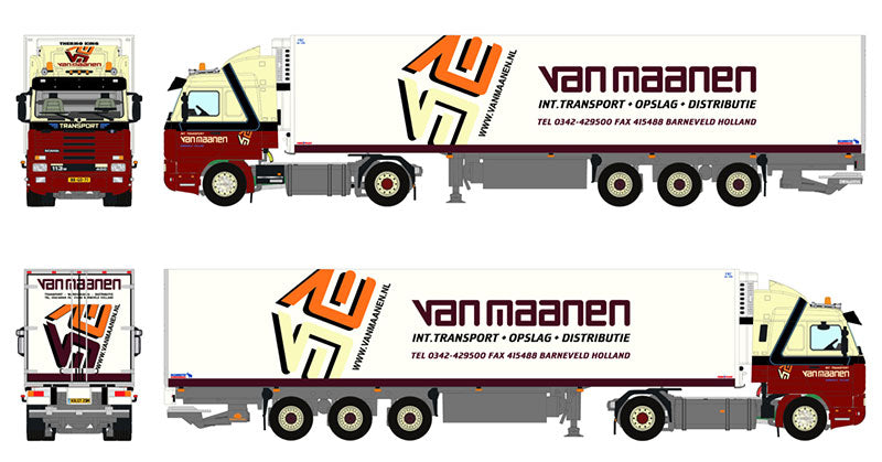 WSI 578546 1/50 Scale Van Maanen - Scania 3 Series Streamline 4x2