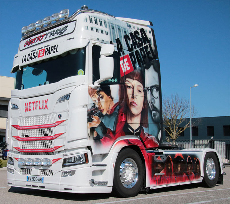 WSI 599365 1/50 Scale Giberttrans - Scania