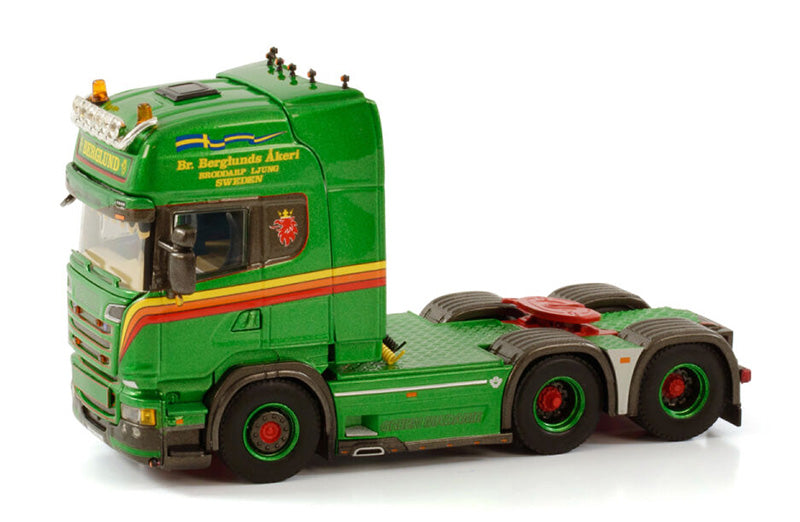 WSI 01-3817 1/50 Scale Berglund - Scania R Streamline Topline 6x2 Tag