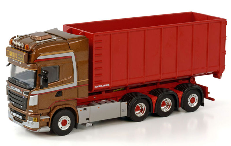 WSI 01-3818 1/50 Scale Tonerud - Scania R6 Topline 8x4 Riged Truck