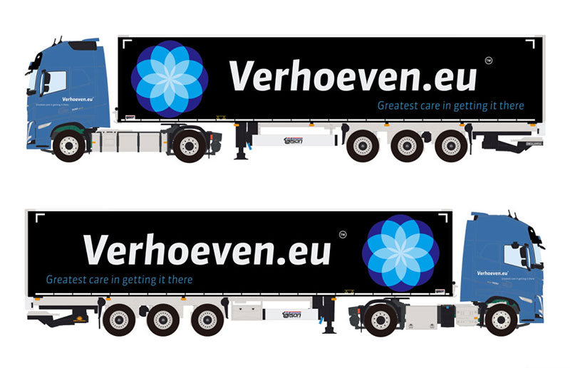 WSI 01-3842 1/50 Scale Verhoeven Logistics - Volvo FH5 Globetrotter XL 4x2