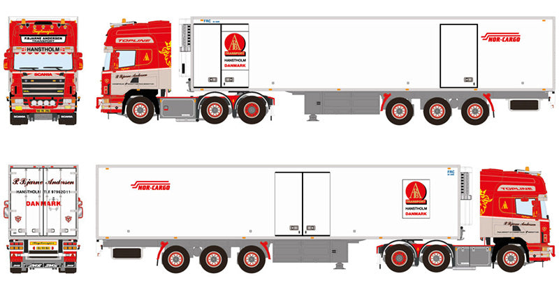 WSI 01-3853 1/50 Scale P. Bjarne Andersen - Scania 4 Series Topline