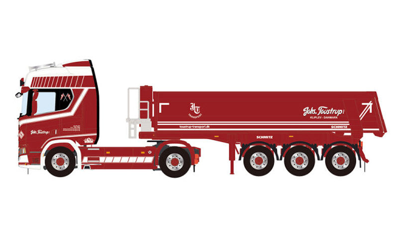 WSI 01-4087 1/50 Scale Johs. Toustrup - Scania R Highline CR20H 4x2