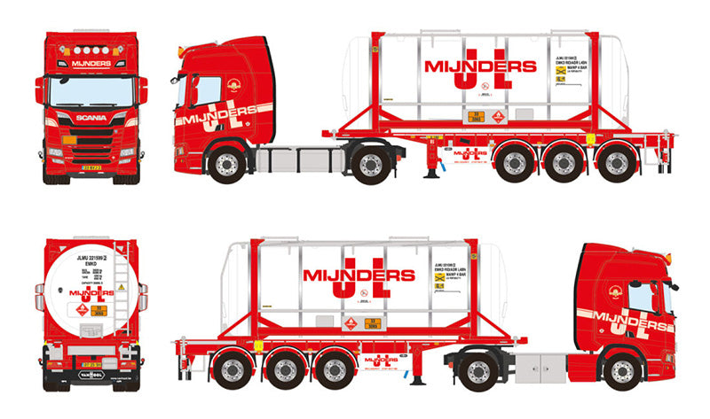 WSI 01-4088 1/50 Scale J.L. Mijnders Transport - Scania R Highline CR20H