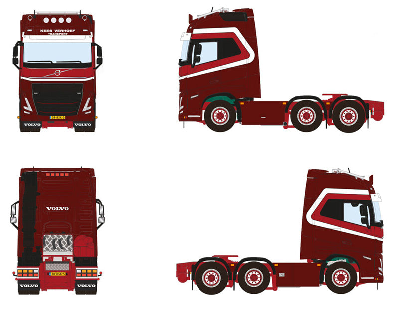 WSI 01-4099 1/50 Scale Kees Verhoef - Volvo FH5 Globetrotter XL 6x2