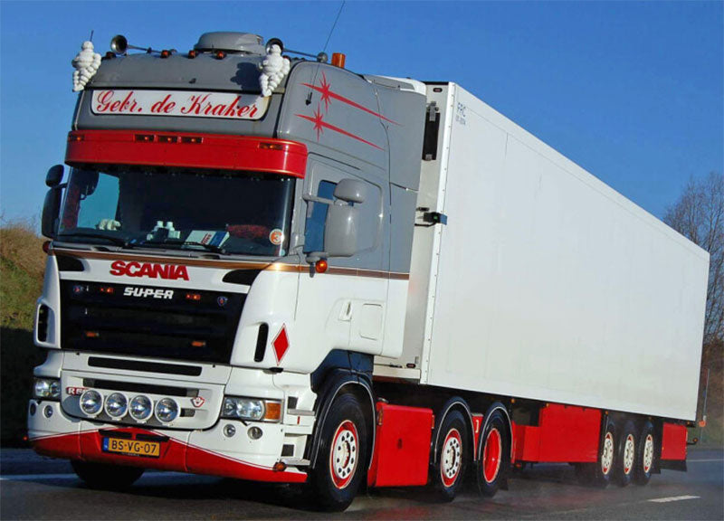 WSI 01-4105 1/50 Scale De Kraker - Scania R5 Topline 6x2 Twinsteer