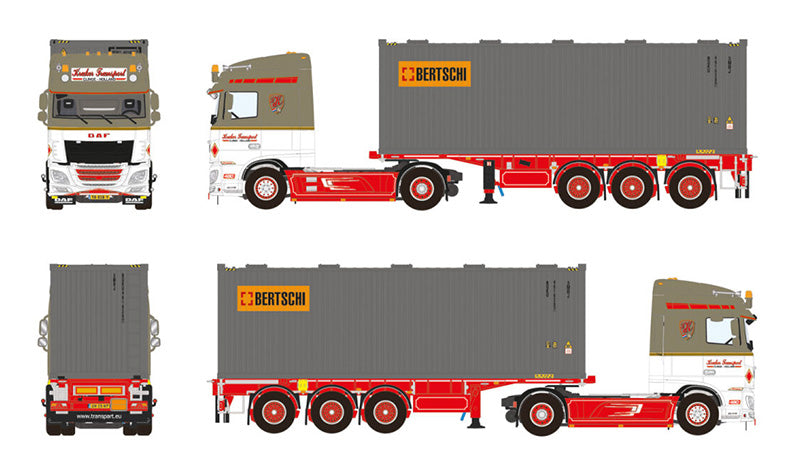 WSI 01-4107 1/50 Scale De Kraker - DAF XF Space Cab MY2017