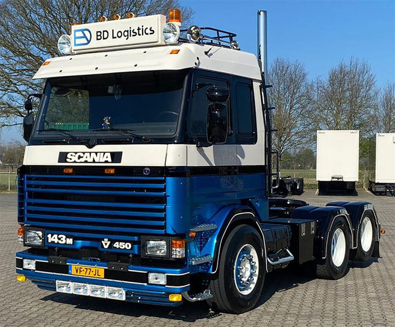 WSI 01-4124 1/50 Scale BD Logistics - Scania 3 Series 6x2 Tag