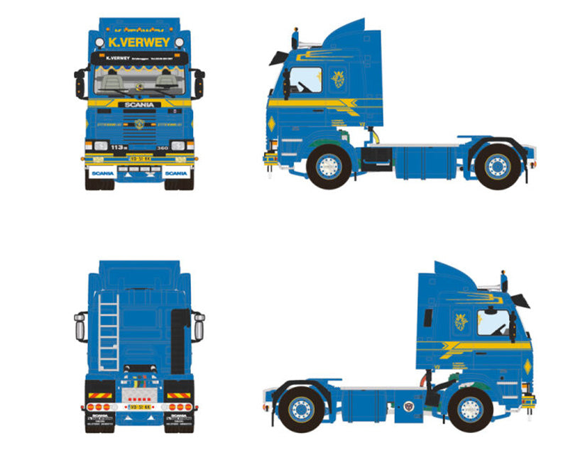 WSI 01-4132 1/50 Scale K. Verweij - Scania 3 Series 4X2 Classic