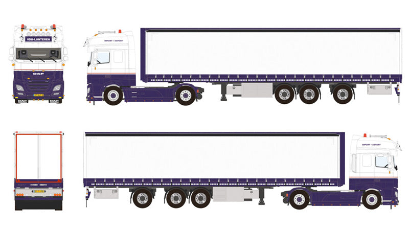 WSI 01-4135 1/50 Scale VDB Lunteren - DAF XF Super Space Cab