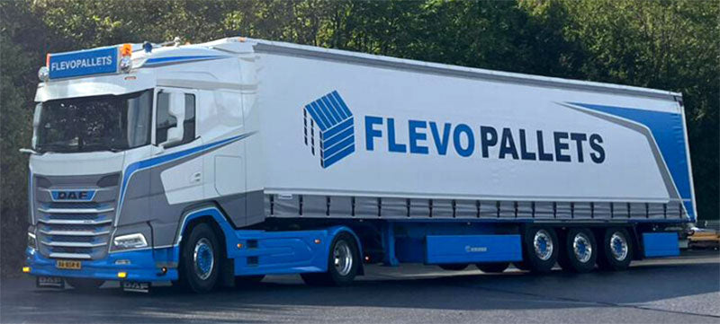 WSI 01-4147 1/50 Scale Flevopallets - DAF XG 4x2