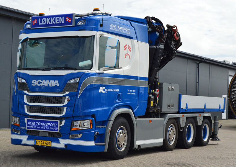 WSI 01-4161 1/50 Scale AC Mejerimaskiner - Scania R Normal CR20N 8x2