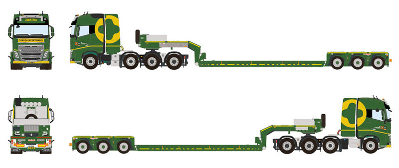 WSI 01-4200 1/50 Scale Zwatra - Volvo FH4 Globetrotter 8X4