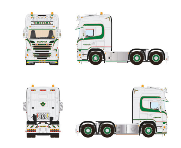 WSI 01-4210 1/50 Scale Timersma Stroobos - Scania Streamline Topline 6x2 Tag