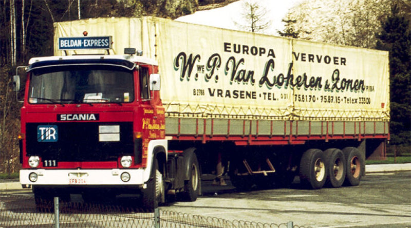 WSI 01-4215 1/50 Scale Van Lokeren - Scania 1 Series 4X2 Classic