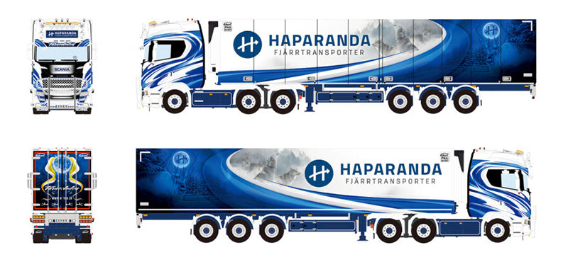 WSI 01-4223 1/50 Scale Haparanda Fjarrtransport - Scania