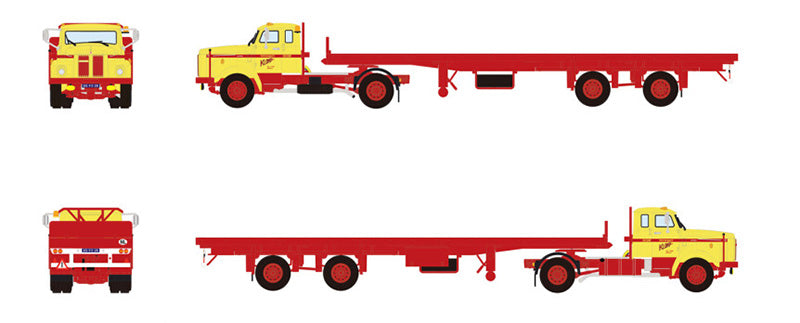 WSI 01-4230 1/50 Scale Klomp - Scania L110 Sleeper Cab Torpedo Classic