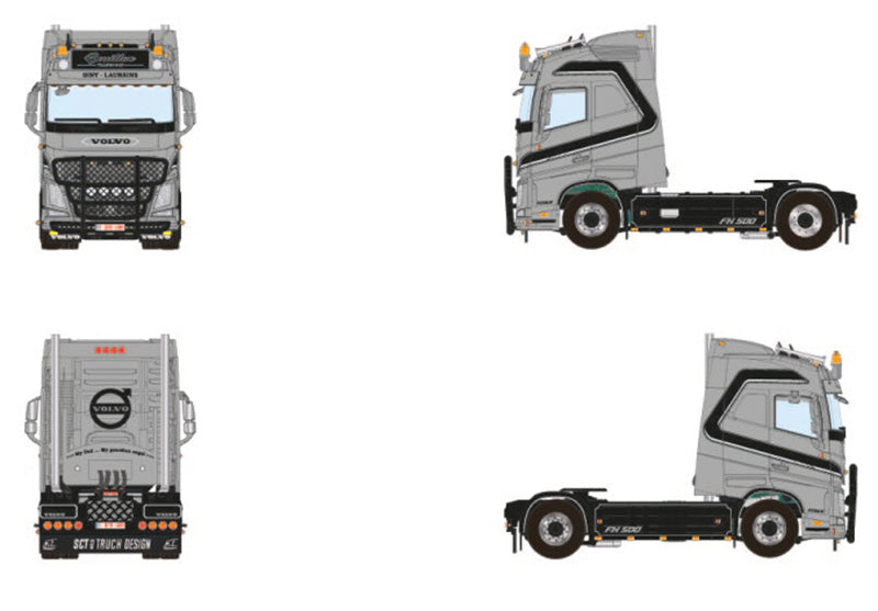 WSI 01-4236 1/50 Scale Bouillon - Volvo FH4 Globetrotter 4X2