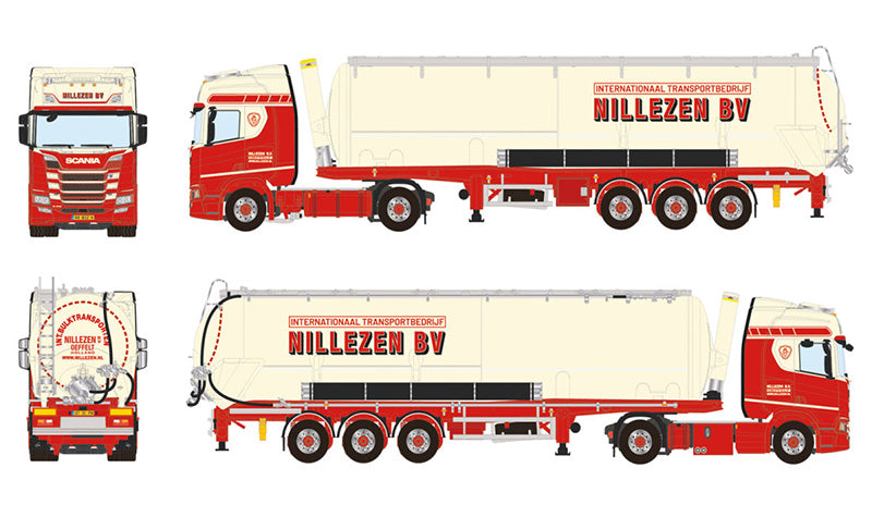 WSI 01-4263 1/50 Scale Nillezen Transport - Scania R Highline CR20H 4x2