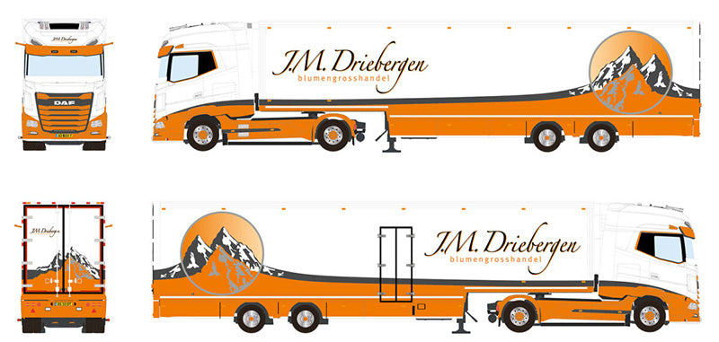 WSI 01-4288 1/50 Scale J.M. Driebergen - DAF XG+ 4x2