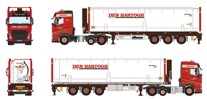 WSI 01-4292 1/50 Scale Den Hartogh - Volvo FH5 Globetrotter 6x2