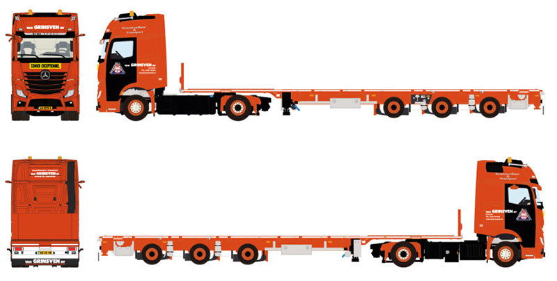 WSI 01-4293 1/50 Scale Van Grinsven - Mercedes-Benz Actros MP5 Giga Space