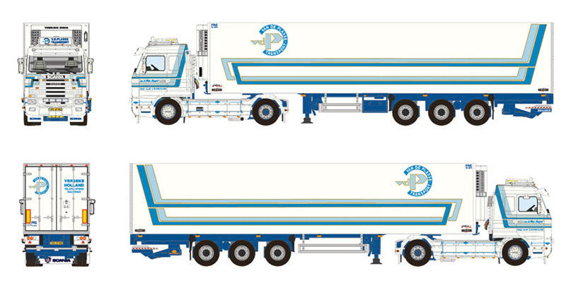 WSI 01-4305 1/50 Scale Van De Plasse- Scania 3 Series Streamline 4X2