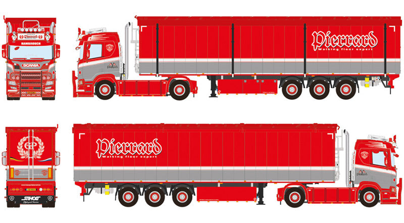 WSI 01-4316 1/50 Scale Pierrard - Scania R Normal CR20N 4x2