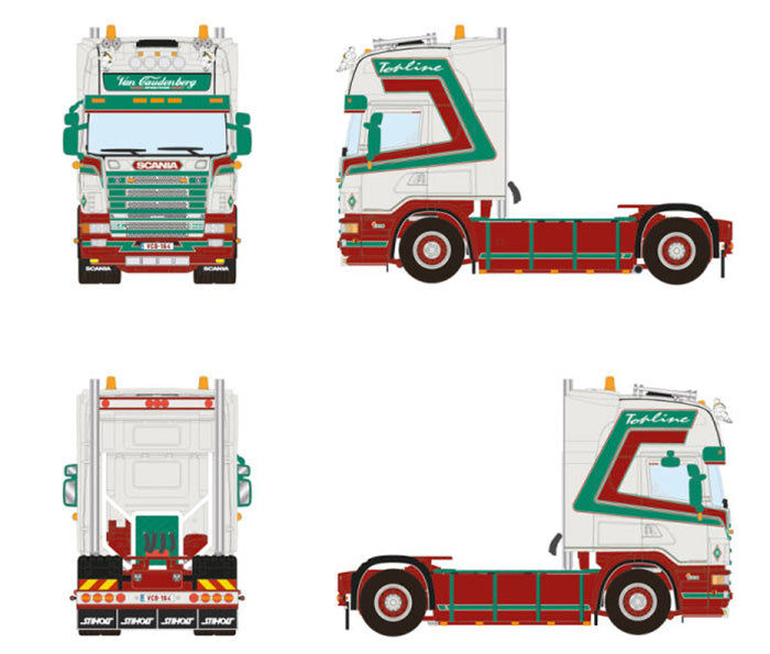 WSI 01-4350 1/50 Scale Caudenberg - Scania 4 Series 4x2