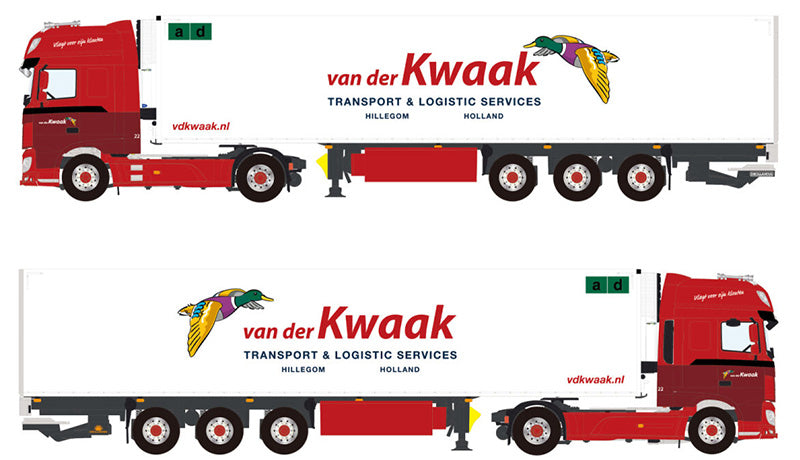 WSI 01-4353 1/50 Scale Van Der Kwaak - DAF XF Super Space