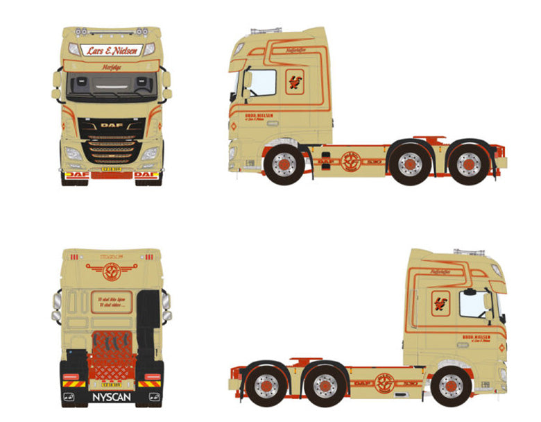 WSI 01-4359 1/50 Scale Lars E. Nielsen - DAF XF Super Space