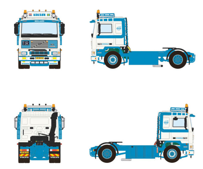 WSI 01-4369 1/50 Scale Kokson - Volvo F10 4X2