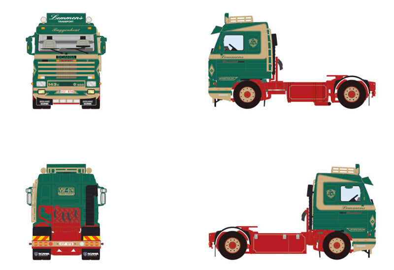 WSI 01-4371 1/50 Scale Lemmens- Scania 3 Series Streamline 4X2