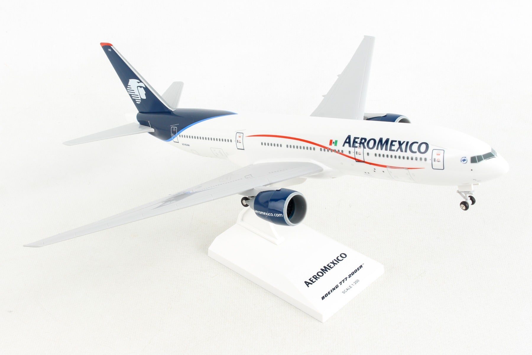Skymarks SKR270 Skymarks Aeromexico B777-200Er 1/200 W/Gear New Colors
