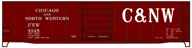 Accurail 5502 Ho 50'Steel Boxcar C&Nw
