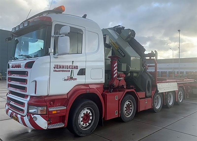 WSI 589868 1/50 Scale Jeniskens Kraanverhuur - Scania R5 Flat Roof 10X4