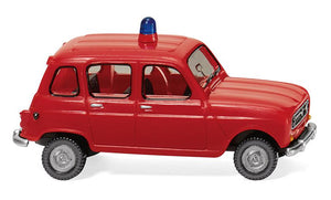 Wiking 022447 1/87 Scale Fire Brigade - Renault R4 Fire Chief Vehicle