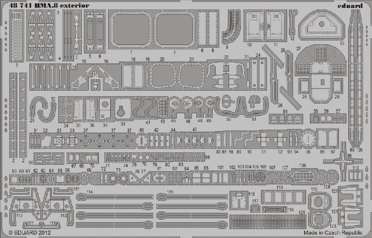 Eduard 48741 1/48 Aircraft- Lynx HMA8 Exterior for ARX (D)