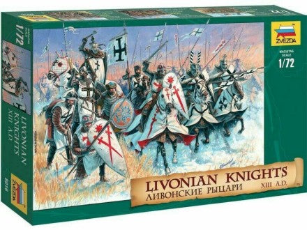 Zvezda 8016 1/72 Livonian Knights XIII-XIV AD (24 Foot & 9 Mtd) (D)