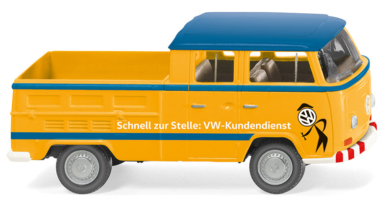 Wiking 031403 1/87 Scale Volkswagen Kundenienst - Volkswagen T2 Double Cab High